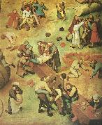 Pieter Bruegel detalj fran barnens lekar Germany oil painting artist
